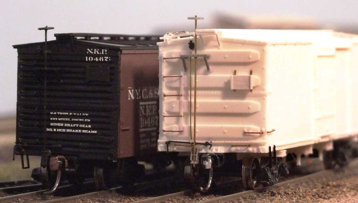 Resin Freight Car kit builds part 6 Notes on Designing, Building